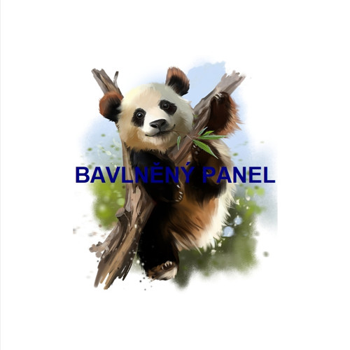 Bavlněný panel 25 x 25cm