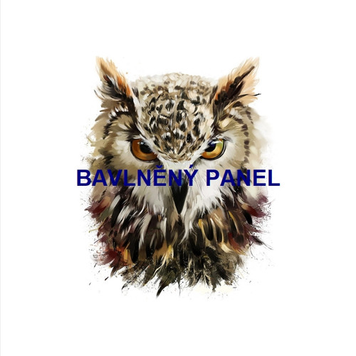Bavlněný panel 25 x 25cm
