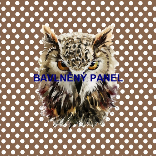 Bavlněný panel 25 x 25cm — foto 1
