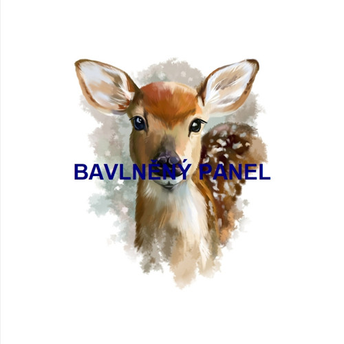 Bavlněný panel 25 x 25cm — foto 1
