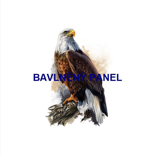 Bavlněný panel 25 x 25cm