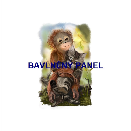 Bavlněný panel 25 x 25cm