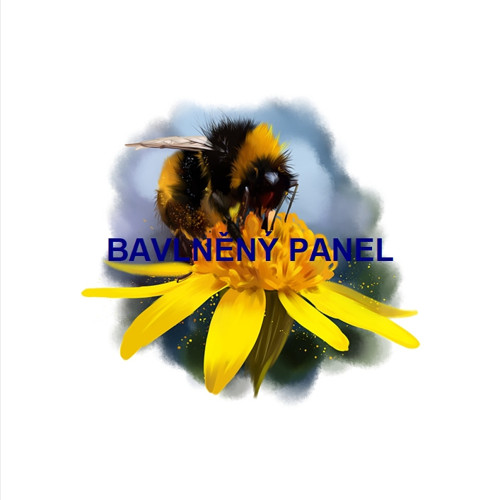 Bavlněný panel 25x25 cm
