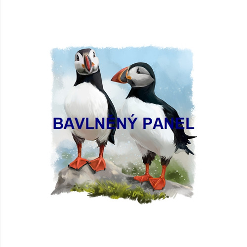 Bavlněný panel 25 x 25cm — foto 1