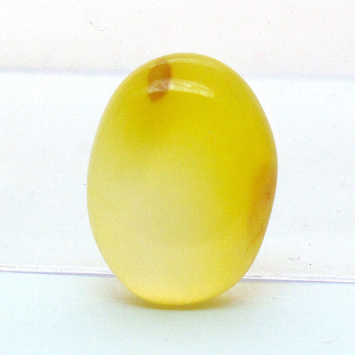 Kabošon žlutý onyx ovál 18,6mm