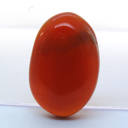 Kabošon oranžový onyx ovál 22mm
