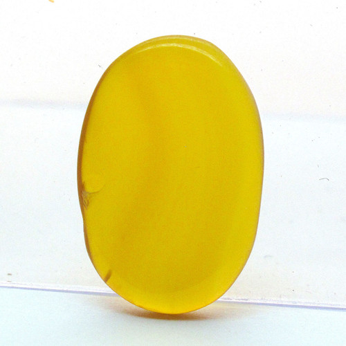 Kabošon žlutý onyx ovál 22,6mm