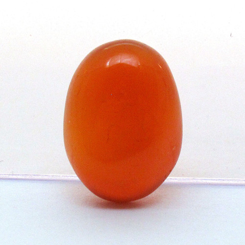 Kabošon oranžový onyx ovál 14,5mm