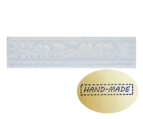 Silikonové razítko s nápisem Hand-made, razítko