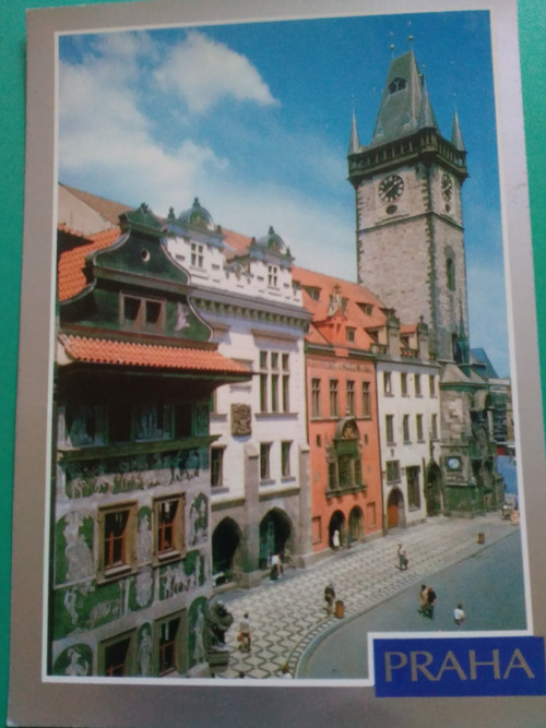 Pohlednice - Praha, Staroměstská radnice