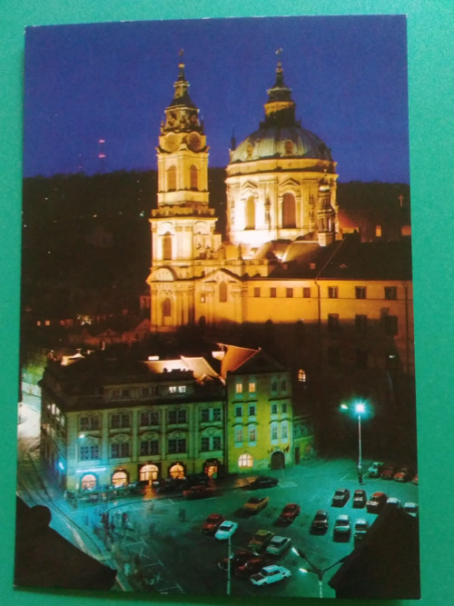 Pohlednice - Praha, chrám svatého Mikuláše