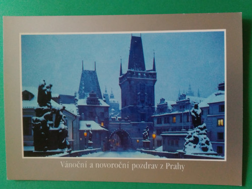 Pohlednice - Praha, Karlův most — foto 1