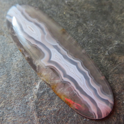 Krajkový chalcedon Malawi, kabošon č. M2 — foto 1
