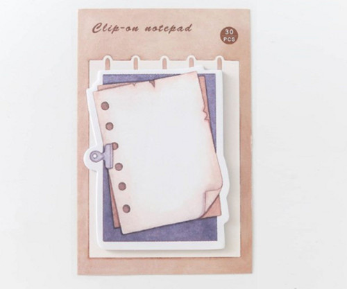Lepicí lístečky - note pad, jednoduché, retro — foto 1