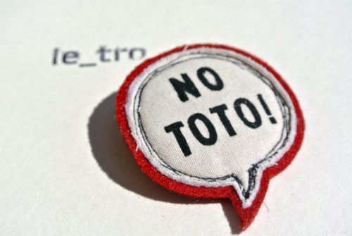 Brož NO TOTO! — foto 1