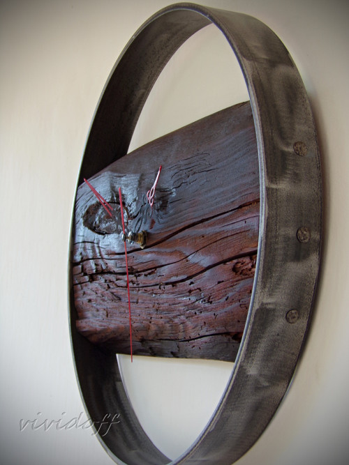 Hodiny nástenné rustic-industry 2 — foto 1
