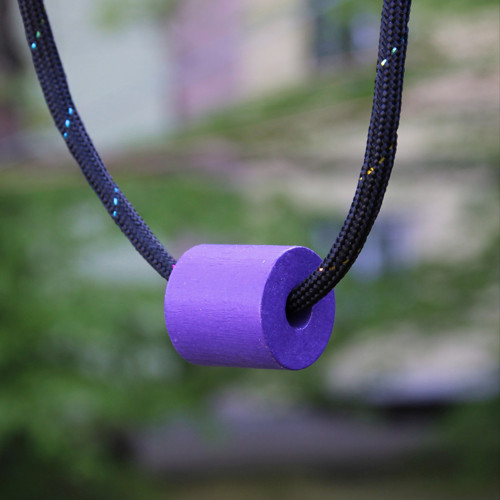 Paracord s fialovým korálkem