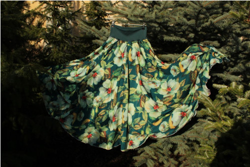 Kolová sukně Magnolia II. — foto 1