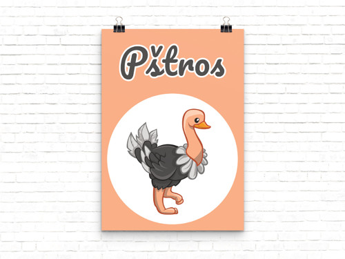 Plakát – Pštros