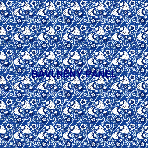 Bavlněná látka - panel 35 x 35 cm