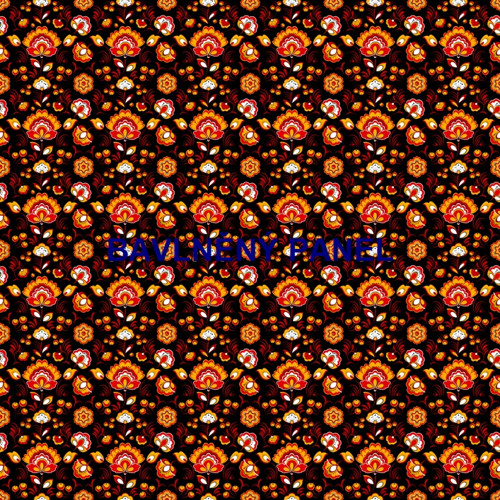 Bavlněná látka - panel 35 x 35 cm