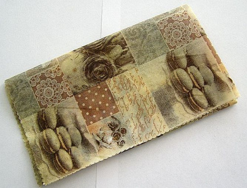 Voskovaný sáček makronky — foto 1