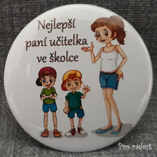 Magnetka Nejlepší paní učitelka ve školce