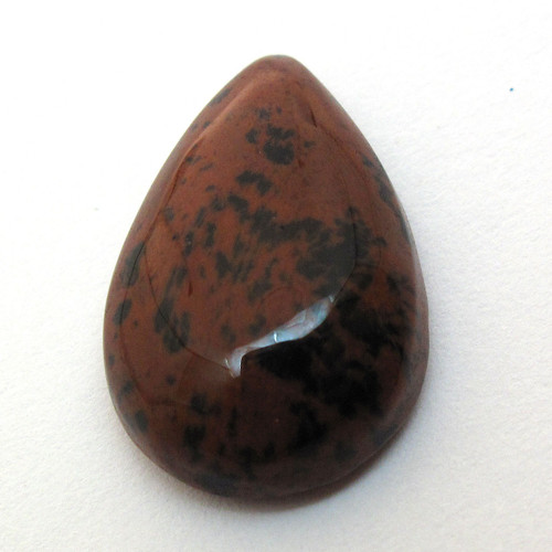 Kabošon mahagonový obsidián kapka 22mm