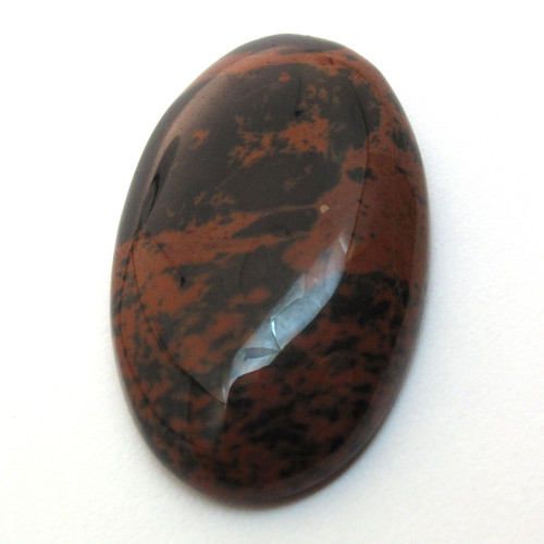 Kabošon mahagonový obsidián ovál 33mm