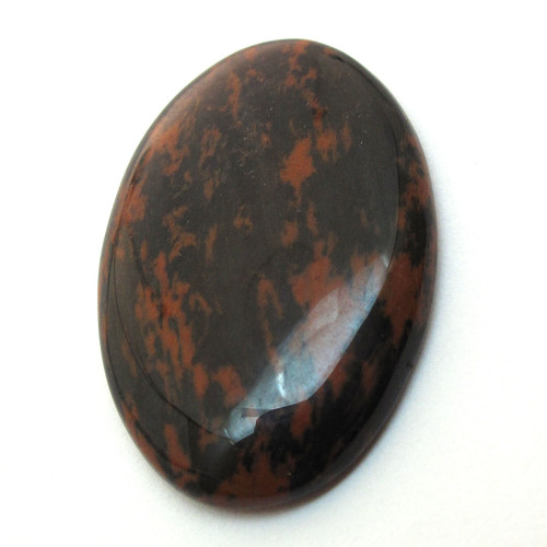 Kabošon mahagonový obsidián ovál 33mm