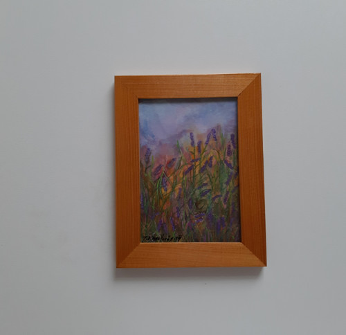 KOUZLO PROVENCE-hedvábný obrázek — foto 1