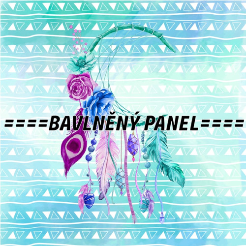 Bavlněný panel 25 x 25cm