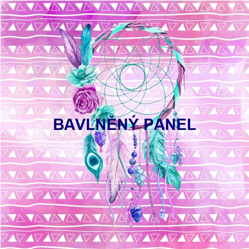 Bavlněný panel 25 x 25cm