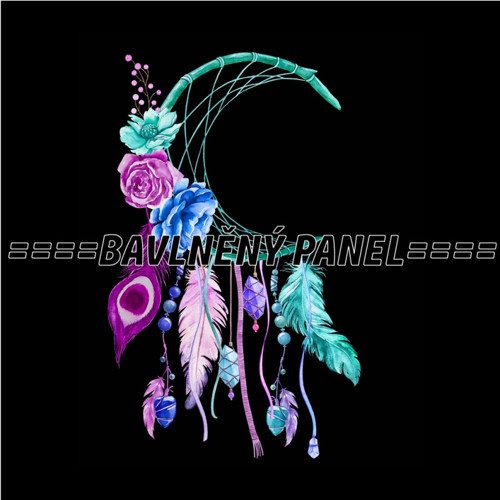 Bavlněný panel 25 x 25cm