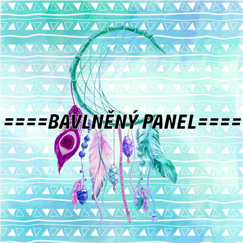 Bavlněný panel 25 x 25cm