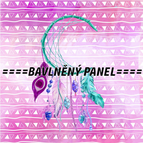 Bavlněný panel 25 x 25cm