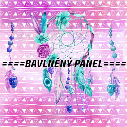 Bavlněný panel 25 x 25cm