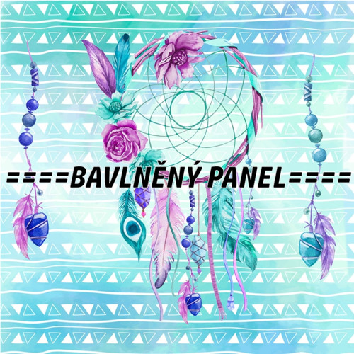 Bavlněný panel 25 x 25cm