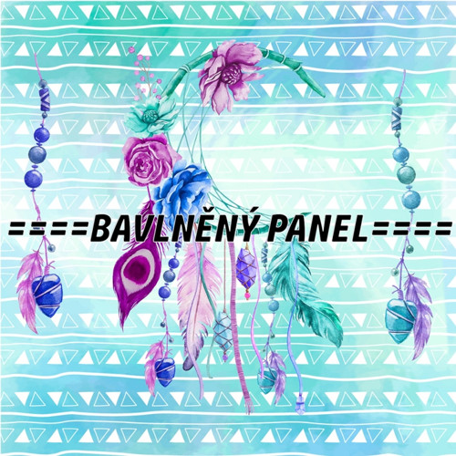 Bavlněný panel 25 x 25cm