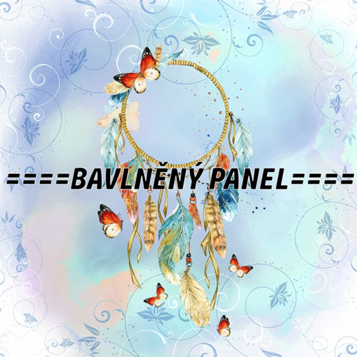 Bavlněný panel 25 x 25cm