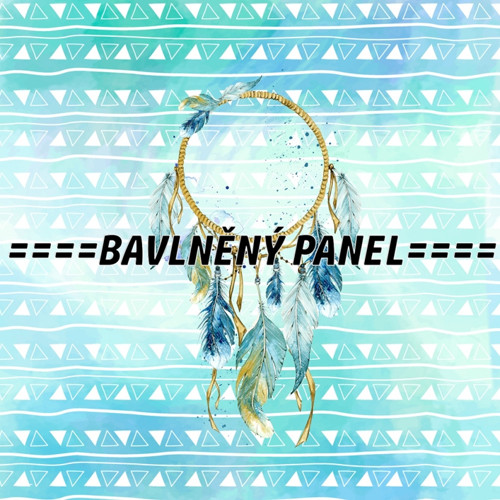 Bavlněný panel 25 x 25cm