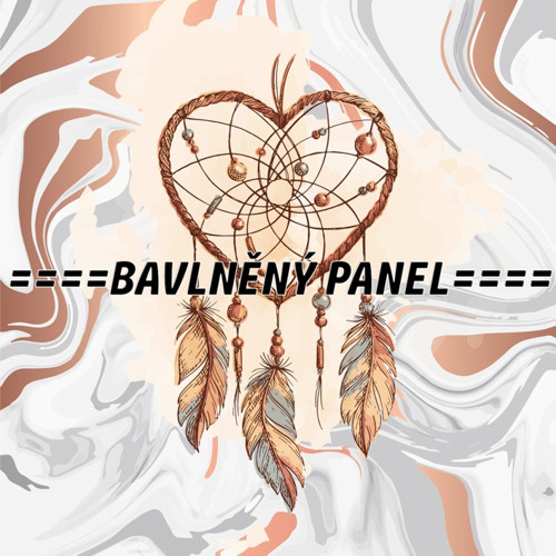 Bavlněný panel 25 x 25cm