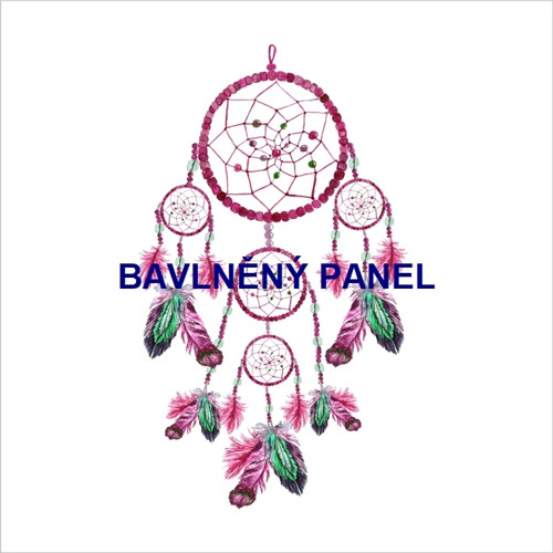 Bavlněný panel 25 x 25cm