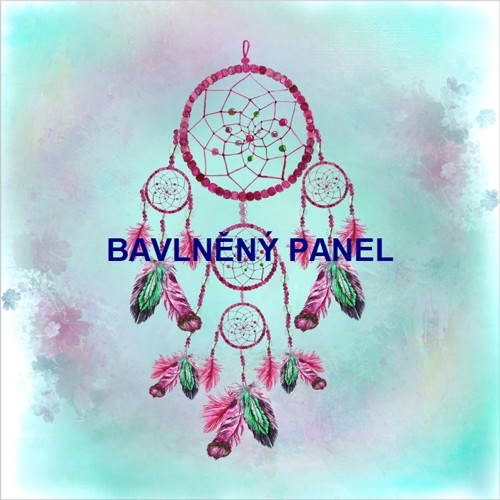 Bavlněný panel 25 x 25cm