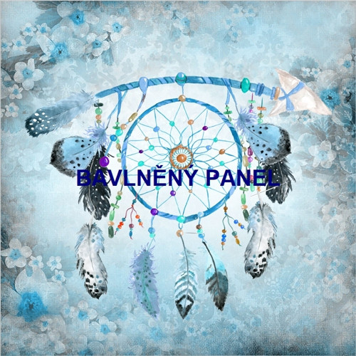 Bavlněný panel 25 x 25cm