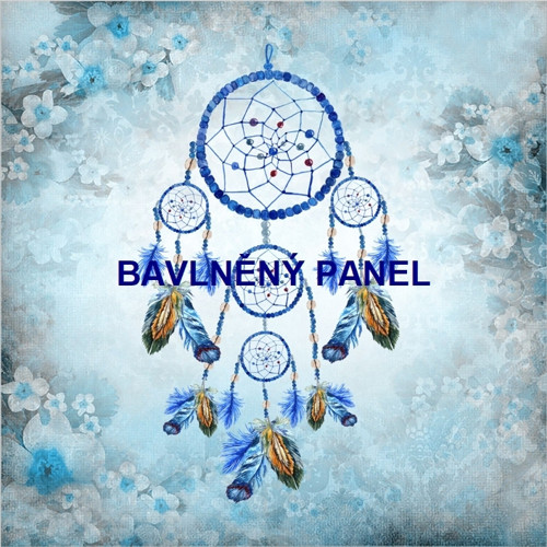 Bavlněný panel 25 x 25cm
