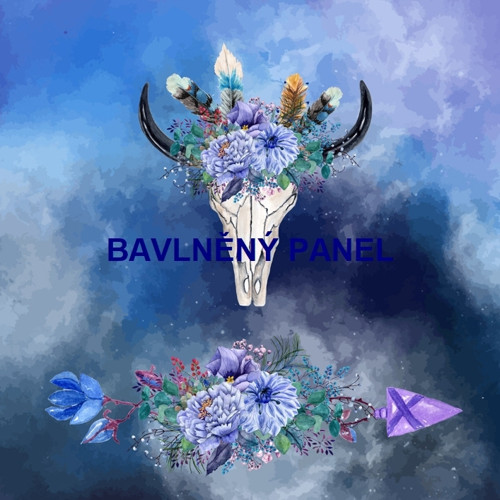 Bavlněný panel 25 x 25cm