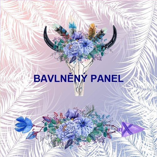 Bavlněný panel 25 x 25cm