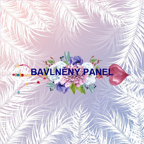 Bavlněný panel 25 x 25cm