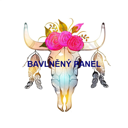 Bavlněný panel 25 x 25cm